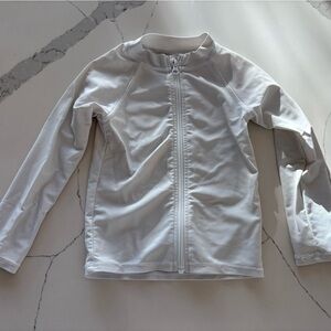 White Rash guard-4T